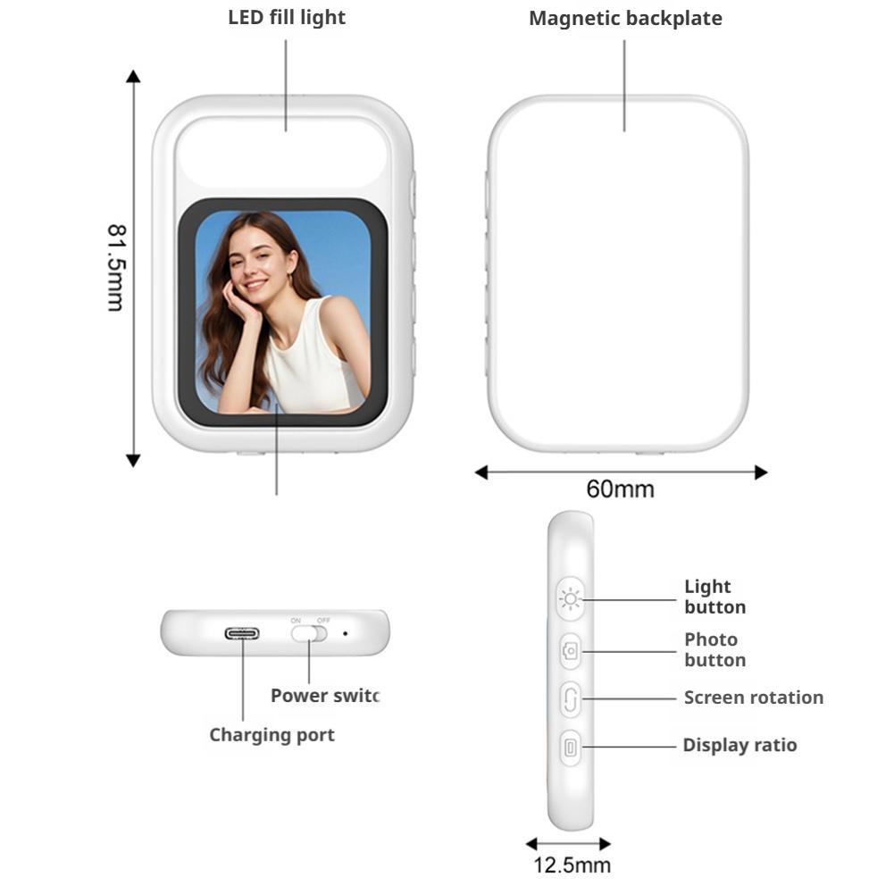 Tebe Magnetic Back Camera Self - Compact Camera Mirrorless 评论和价格