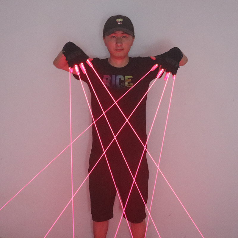 650nm Red Laser Gloves Stage L - Led Gloves Music 评论和价格