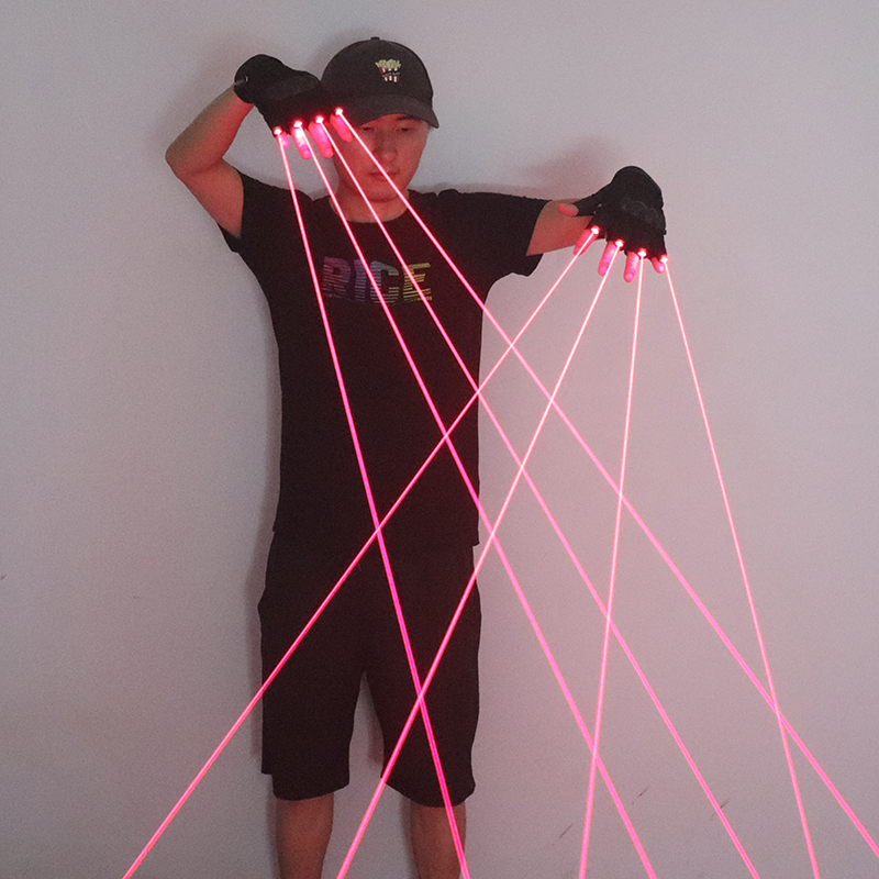 650nm Red Laser Gloves Stage L - Led Gloves Music 评论和价格
