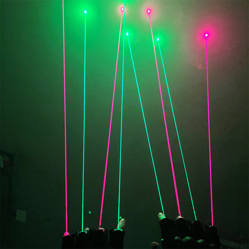 Magicool RG 4 Lasers Gloves Gl - Led Gloves Music 评论和价格