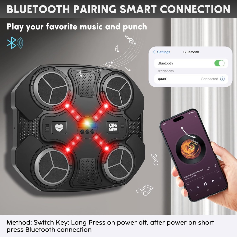 Smart Music Boxing Machine wit - Led Gloves Music 评论和价格
