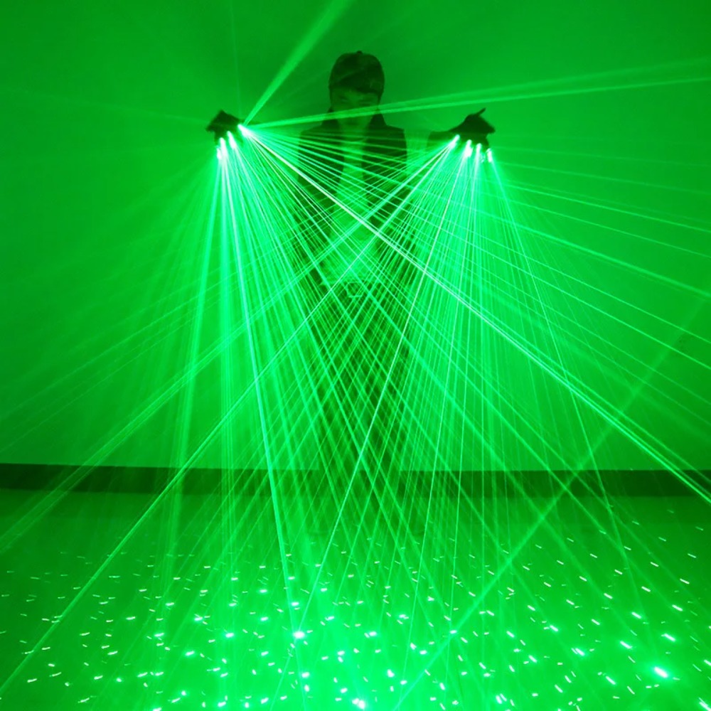 Green Laser Gloves Laser Flash - Led Gloves Music 评论和价格