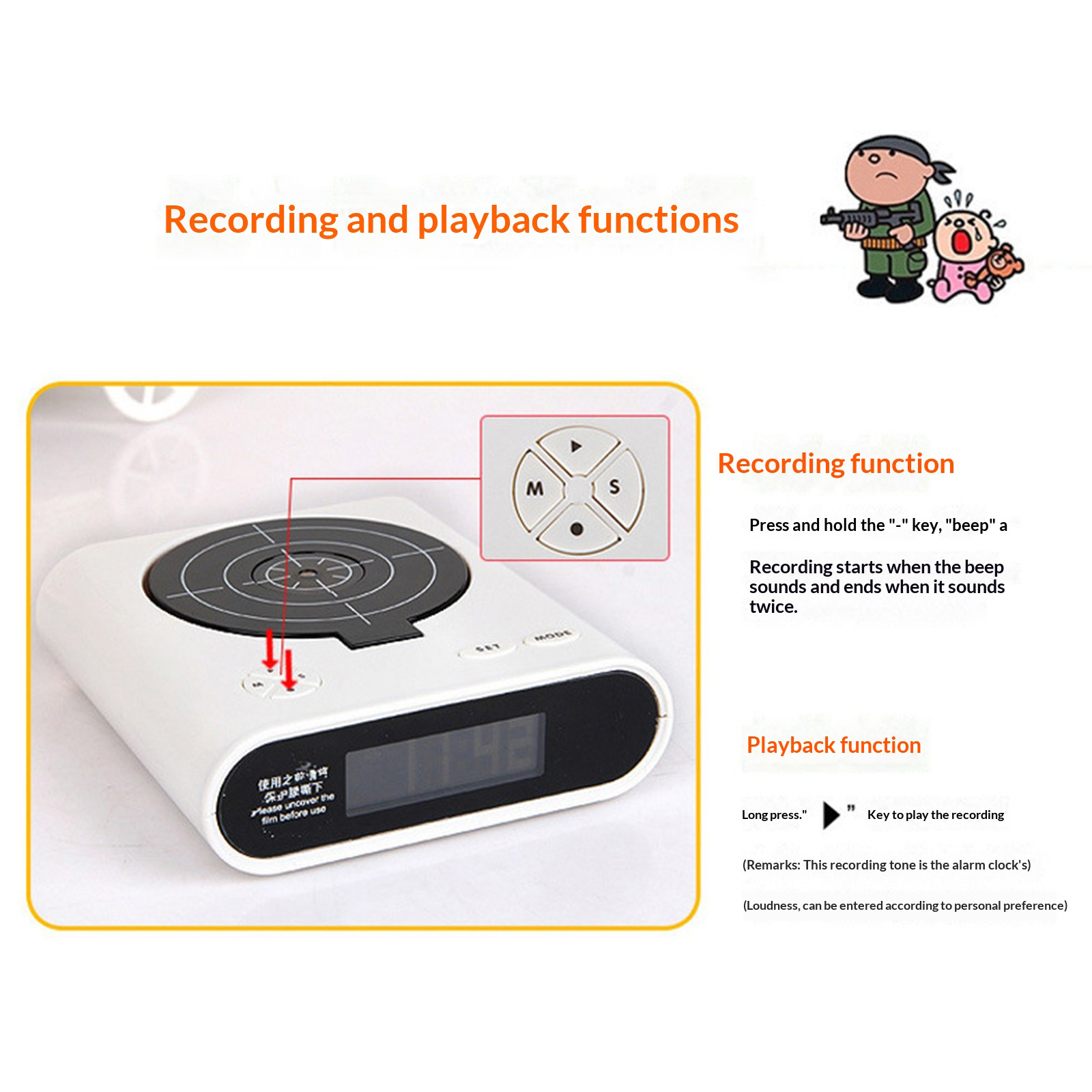 Electronics Desk Clock Creativ - Electronics Gadgets To Gift 评论和价格