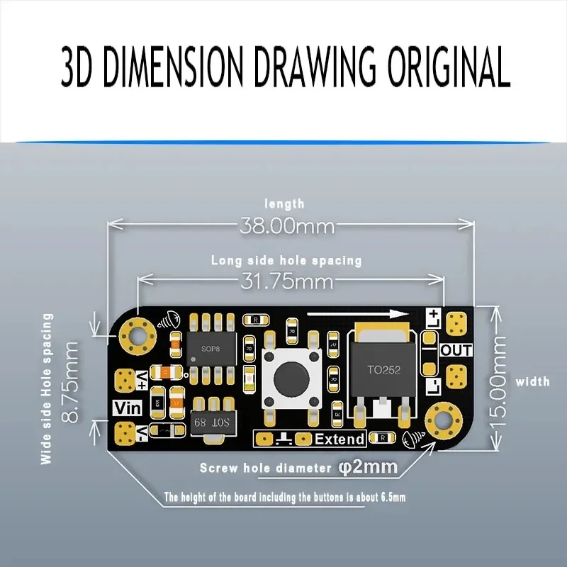 Micro Button Dimming Board Key - Electronics & Gadgets Icon 评论和价格